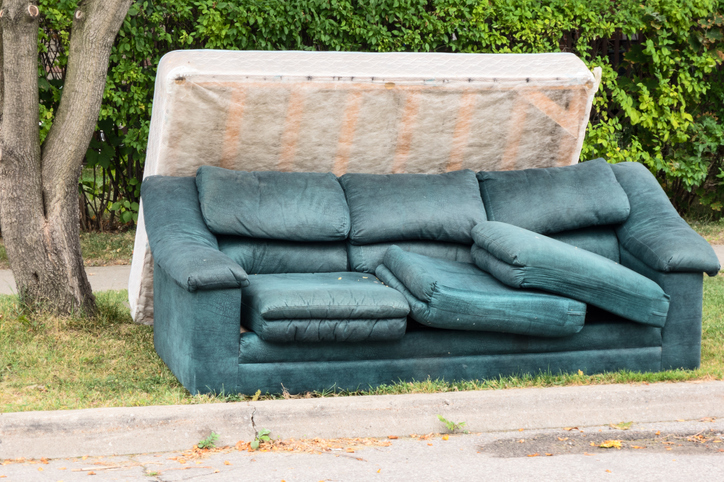 Abandoned Mattress and Couch